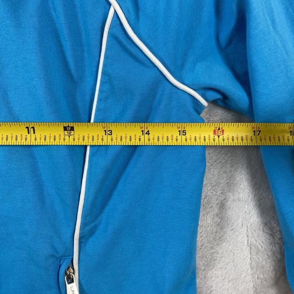 Ralph Lauren Active Jacket Womens‎ Small Blue Full Zip Pockets Designer Preppy - Picture 4 of 6